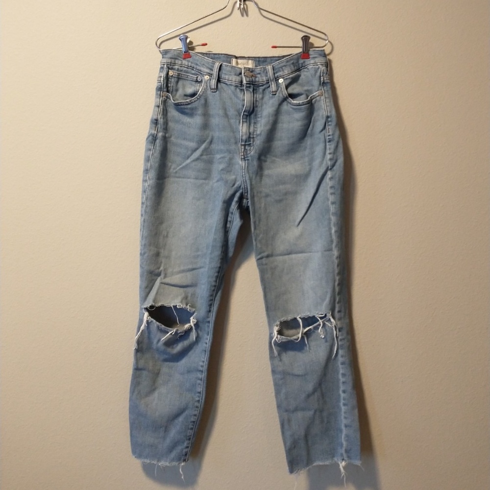 ♻Madewell Jeans The High-Rise Slim Crop Boyjean